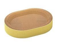 Griffoir multi-usage pour chat : lit incurvé en carton pour chat avec design Zero Gravity Lounge (intérieur)