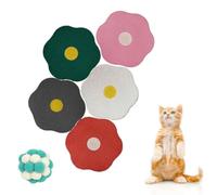 Griffoir mural autocollant pour chats d'intérieur - Protection de meubles réinstallable (rose + vert)