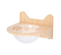 Griffoir mural en bois massif pour chat - Mur d'escalade avec capsule d'espace de rebond pour chats