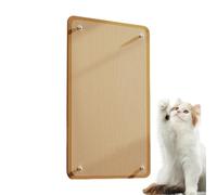 Griffoir mural - Griffoir pour chat | Tapis de sisal | Station de jeu intérieure pour lit pour chat | Autocollants sans trace Vis incluses | Tapis d'activité de divertissement de protection de meubles