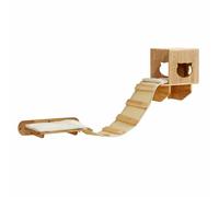Griffoir mural pont suspendu pour chat Nobby Pet Aci Beige 182x30x45 cm