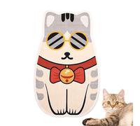 Griffoir Mural pour Chat - 80 X 50 Cm, Protection De Meubles Autocollante, Tampon À Gratter Amusant | Canapé Lit Tapis Porte Protection Escalade Décor À La Maison Appartement Polyester Bouclier