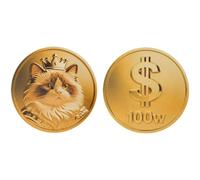 Griffoir Mural pour Chat, Carton à griffer Double Face pour Chats d'intérieur, Tapis d'usure des Griffes, Forme Ronde avec Motifs Fortune et Monnaie, pour Jouer et se Reposer