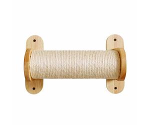 Griffoir mural tronc en sisal pour chat Nobby Pet So Beige 28x14x20 cm