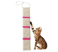 Griffoir pour Chat 17, 7 x 3, 2 x 0, 7 Pouces, Planche à gratter Suspendue pour Chat, Tapis à gratter Vertical avec Corde Suspendue, Tapis pour Chats d'intérieur, Couleur aléatoire