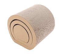 Griffoir pour Chat 3 en 1 en Carton, Tunnel à gratter Multifonction en Papier ondulé avec Coussin de grattage et lit Lounge pour Que Le Chat Joue, fasse de l’Exercice et protège