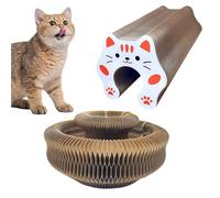 Griffoir pour Chat - 4.33x3.94x2,36 Pouces Planche À Gratter avec Boules, Jouet pour Protéger Les Meubles, Meulage Magnétique À Griffes pour Salon, Chambre À Coucher, Appartement