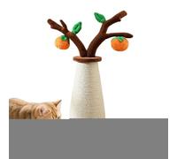 Griffoir pour Chat | 56 Cm Arbre à Griffe de Kaki - Griffoir Décoratif Enrichissement Comportemental Intérieur Apaisement Stress Escalade Stimulation Mentale Éducation Féline