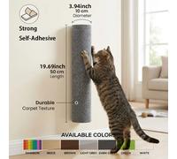Griffoir pour chat à haute adhérence, jouet pour animaux de compagnie, adapté pour l'affûtage des griffes des chats en intérieur, protection des meubles, planche à griffer Khaki