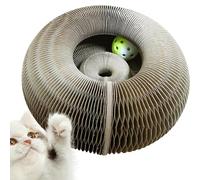 Griffoir pour Chat à Orgue Magique - Bloc à gratter réversible en Carton, Jouet d'exercice interactif pour Chaton pour Chats d'intérieur, Planche à gratter en Papier ondulé, Outil d'entraînement à la