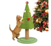 Griffoir pour chat, arbre de Noël, griffoir pour arbre de Noël, griffoir pour chat de dessin animé - Outil de relaxation de, cadeau de vacances, jouet en sisal p