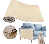 Griffoir pour Chat Auto-adhésif, 200cmx40cm, Protège-canapé pour Chat, Tapis griffoir Autocollant, Climbing Cat Scratcher,Protection pou Canapé et Meubles, Utilisable sur Le Mur, Meubles(Kaki)