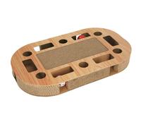 Griffoir pour chat avec CatNip Kerbl Ovalo Beige 52x31x6 cm