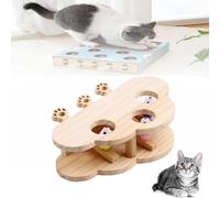 Griffoir pour chat avec jeu interactif Whack-A-Mole pour jouer en intérieur - Activité stimulante pour promouvoir l'exercice sain et la stimulation mentale pour les chats