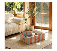 Griffoir pour Chat avec Maison en Carton - Lit et Grattoir 2-en-1 Robuste - Meuble en Pulpe de Bois Blanche - Salon pour Chat d'Intérieur - Design Durable et Propre