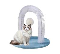 Griffoir Pour Chat | Brosse de Toilettage et Massage Pour Dos de Chat avec Grattoir - Griffoir Brosse de Massage Toilettage Chute Poils Jouet pour Chatons Tête Dos