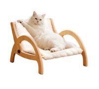 Griffoir pour Chat - Cadre en Bois Dossier Réglable | Reposoir Lit Et Canapé - pour Animaux De Compagnie Affûtage des Ongles Sommeil Intérieur Protection Tapis
