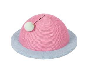 Griffoir pour chat Coockoo SATURN SCRATCH Rose 40x40x17 cm