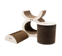 Griffoir pour chat D&D Home Playground Marron 40x30x46,6 cm