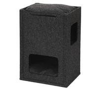 Griffoir pour chat Ebi Comfort Cuby Noir 48x38x70 cm