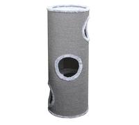Ebi Everlast Tower Arbre à Chat 3 Niveaux Gris Clair 37 x 37 x 100 cm