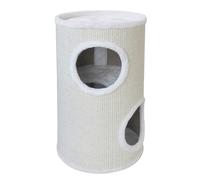 Griffoir pour chat Ebi Trend Dome Everlast Tower Blanc 37x37x56 cm