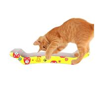 Griffoir pour chat en carton ondulé - Grattoir pour chat en carton ondulé - Protection de meubles en carton ondulé contre les griffures de chat pour nicher, dormir et faire la sieste du chat