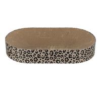 Trixie Lit griffoir LEO en carton 63 x 10 x 35 cm brun imprimé léopard avec cataire