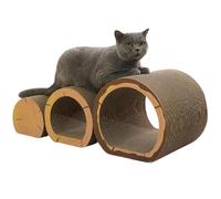 Griffoir pour chat en carton - Tunnel à griffer pour chatons, griffoir pour chat | 3 pièces en carton ondulé pour griffer, se reposer, se cacher et se poser