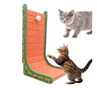 Griffoir pour chat en forme de L en feutre - Antidérapant, outils amovibles pour aiguiser les griffes, fournitures pour animaux domestiques pour la vie en appartement, l'entraînement des chatons et la