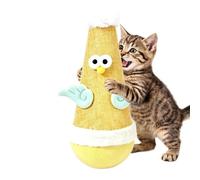 Griffoir pour chat en forme de poule | Jouet interactif à mâcher pour chat d'intérieur pour petites, moyennes et grandes races, jardin, balcon, chambre à coucher