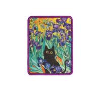 Griffoir pour chat en jute - Fixation murale verticale - Ne perd pas ses poils - Pour chats d'intérieur (fleur)
