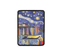 Griffoir pour chat en jute - Fixation murale verticale - Ne perd pas ses poils - Pour chats d'intérieur (rivière)