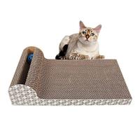 Griffoir pour chat en matériaux sans danger pour les griffes, grand format, pour chats d'intérieur, en fibres de bois écologiques, double fa