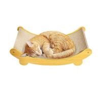 Griffoir pour chat en sisal durable | Le griffoir en sisal durable sert également de lit pour chat, encourageant des griffures saines tout en offrant un endroit de
