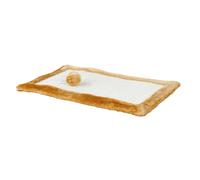 Trixie Tapis griffoir 55×35 cm – Sisal, suspendre/poser, bord en peluche, balle de jeu, beige