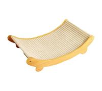 Griffoir pour Chat en Sisal, Griffoir Canapé en Tissu Réutilisable, Lit de Grattage Lounge pour Chats d'intérieur avec Tapis en Sisal