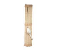 Griffoir pour chat en sisal naturel avec lime à ongles pour souris, protège les jambes de meubles, facile à installer pour table, kaki, taille L