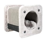 Griffoir pour chat en tunnel Duvoplus Square Gris 30x30x28 cm