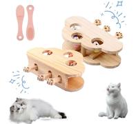 Griffoir pour chat et jouet interactif - Design Whack-a-Mole pour chats adultes d'intérieur - 3 en 1 amusant et engagement
