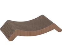 Griffoir pour Chat - Flamingo Wiski Brun - 44,5x20,5x8 cm - avec Herbe à Chat - utilisable des Deux côtés