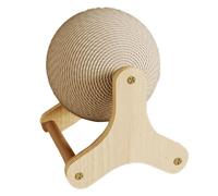 Griffoir pour chat : jouet grattoir en sisal, meulage interactif, roue d'exercice rotative pour petits chats yzG882 (B, A)
