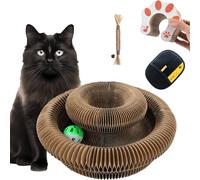 Griffoir pour Chat, Jouet Pelzfreunde Cat Swirl avec Balle, griffoir Magic Organ pour Chat, pour l'intérieur et l'extérieur (E, 3Pcs)
