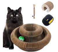 Griffoir pour Chat, Jouet Pelzfreunde Cat Swirl avec Balle, griffoir Magic Organ pour Chat, pour l'intérieur et l'extérieur (D, 1Pcs)