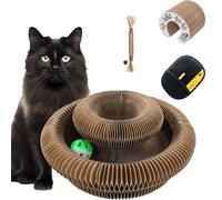 Griffoir pour Chat, Jouet Pelzfreunde Cat Swirl avec Balle, griffoir Magic Organ pour Chat, pour l'intérieur et l'extérieur (B, 3Pcs)