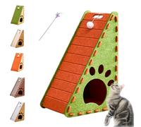 Griffoir pour Chat Mellowkin, griffoir Vertical Triangulaire intégré, griffoir en Feutre résistant à l'usure et Anti-Chute pour Chats d'intérieur, protège Les Meubles (B)