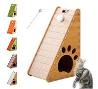 Griffoir pour Chat Mellowkin, griffoir Vertical Triangulaire intégré, griffoir en Feutre résistant à l'usure et Anti-Chute pour Chats d'intérieur, protège Les Meubles (E)