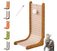 Griffoir pour Chat Mellowkin, griffoir Vertical Triangulaire intégré, griffoir en Feutre résistant à l'usure et Anti-Chute pour Chats d'intérieur, protège Les Meubles (J)