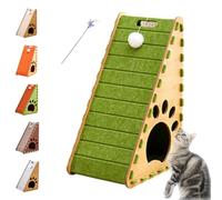 Griffoir pour Chat Mellowkin, griffoir Vertical Triangulaire intégré, griffoir en Feutre résistant à l'usure et Anti-Chute pour Chats d'intérieur, protège Les Meubles (F)