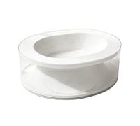 Griffoir pour Chat Multicouche Meuble | Structure Double Couche Intégrée, Lit Griffoir En Carton cannelé, Conception Ovale Compacte, Lit pour Chat, Chambre